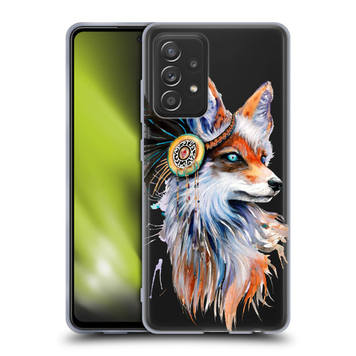 Pixie Cold Animals Fox Soft Gel Case for Samsung Galaxy A52 / A52s / 5G (2021)