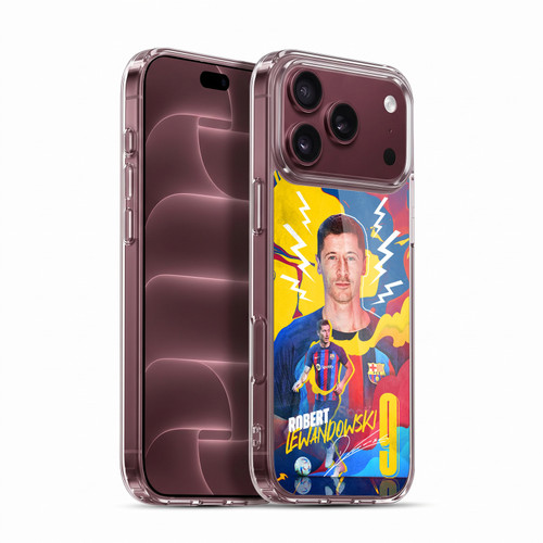 FC Barcelona 2022/23 First Team Robert Lewandowski Soft Gel Case for Apple iPhone 18 Pro Max
