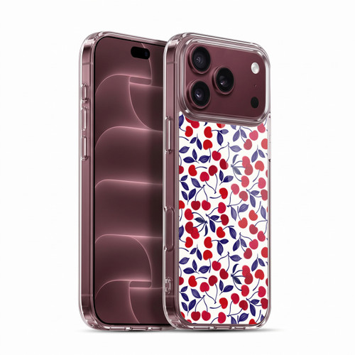 Head Case Designs Fruit Prints Cherry Soft Gel Case for Apple iPhone 18 Pro Max