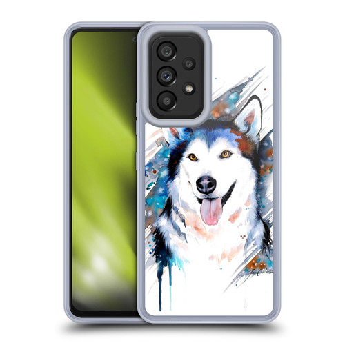 Pixie Cold Animals Husky Soft Gel Case for Samsung Galaxy A53 5G (2022)