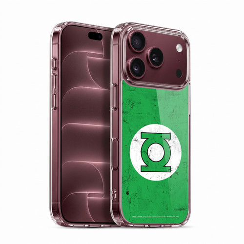 Green Lantern DC Comics Logos Classic Distressed Look Soft Gel Case for Apple iPhone 18 Pro