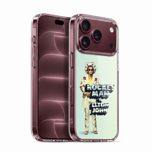 Elton John Artwork Rocket Man Single Soft Gel Case for Apple iPhone 18 Pro