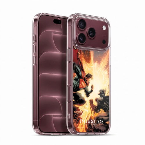 Injustice Gods Among Us Key Art Battle Soft Gel Case for Apple iPhone 18 Pro Max
