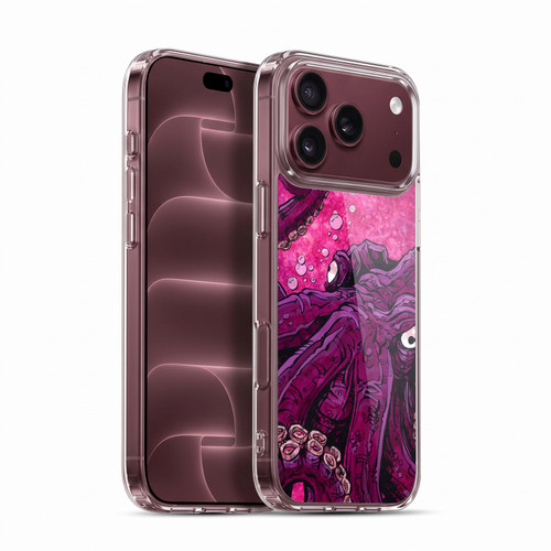 David Lozeau Colourful Grunge Octopus Squid Soft Gel Case for Apple iPhone 18 Pro Max