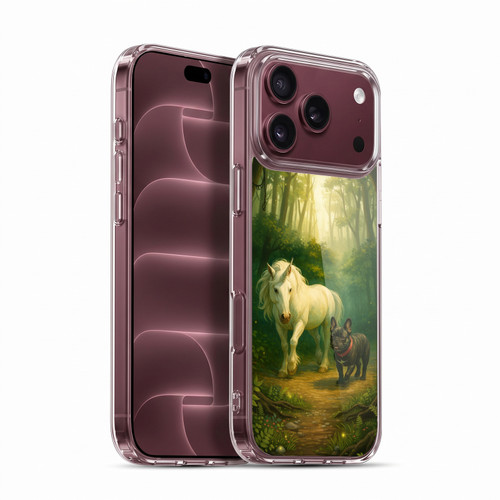Klaudia Senator French Bulldog Unicorn Forest Soft Gel Case for Apple iPhone 18 Pro Max