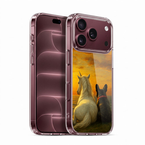 Klaudia Senator French Bulldog Sunset Soft Gel Case for Apple iPhone 18 Pro