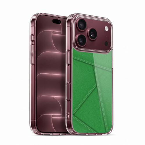 Head Case Designs Patched Up Collection - Denim Green Soft Gel Case for Apple iPhone 18 Pro