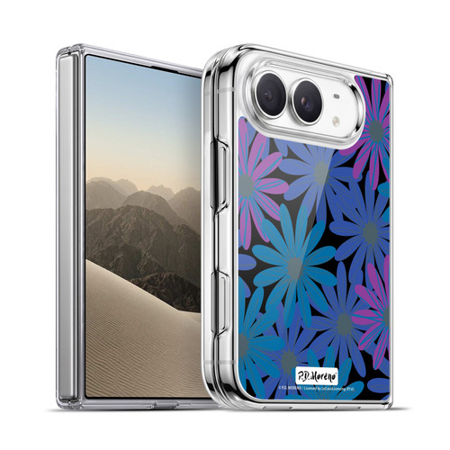 P.D. Moreno Patterns Midnight Daisies Soft Gel Case for Apple iPhone Duo