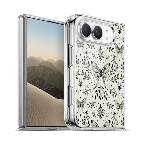 Episodic Drawing Art Mystical Butterfly Pattern Soft Gel Case for Apple iPhone Duo
