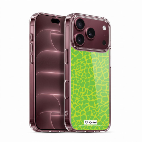 P.D. Moreno Patterns Lime Green Soft Gel Case for Apple iPhone 18 Pro