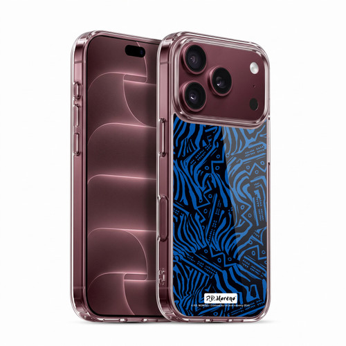 P.D. Moreno Patterns Tribal Zebra Soft Gel Case for Apple iPhone 18 Pro