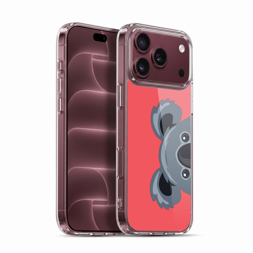 Head Case Designs Peeking Animals Koala Soft Gel Case for Apple iPhone 18 Pro Max