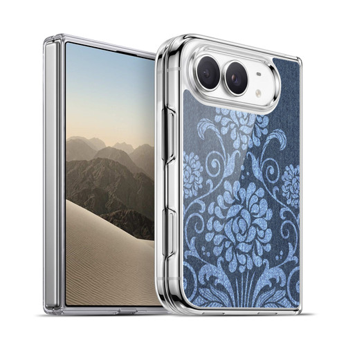 Head Case Designs Printed Denim Floral Soft Gel Case for Apple iPhone Duo