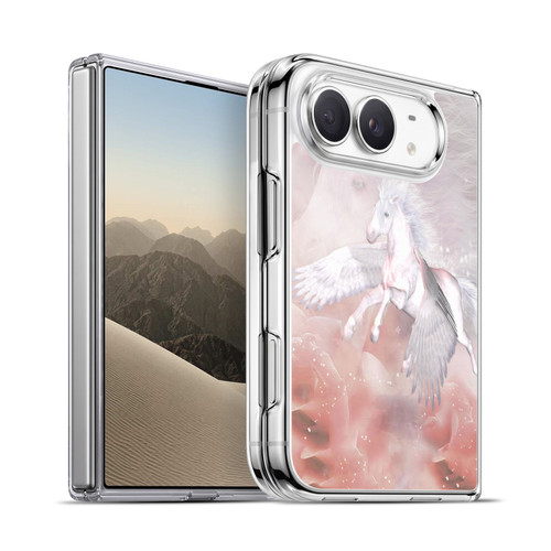 Simone Gatterwe Pegasus And Unicorns Flying Unicorn Soft Gel Case for Apple iPhone Duo