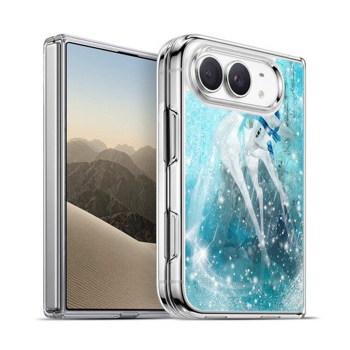 Simone Gatterwe Pegasus And Unicorns Sowflakes Soft Gel Case for Apple iPhone Duo