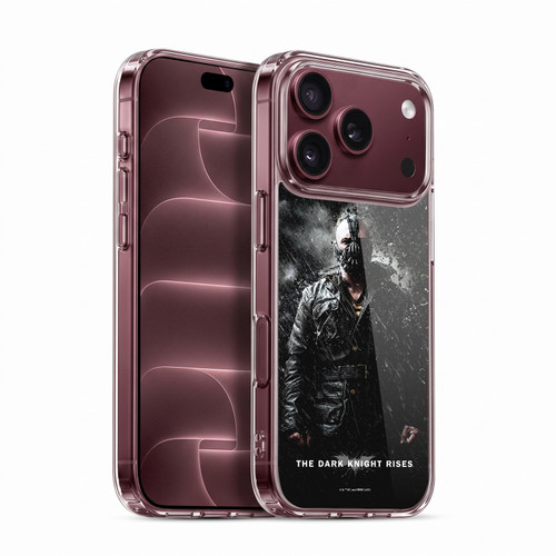 The Dark Knight Rises Key Art Bane Rain Poster Soft Gel Case for Apple iPhone 18 Pro