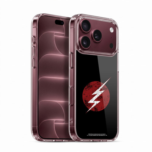 The Flash TV Series Logos Distressed Look Soft Gel Case for Apple iPhone 18 Pro