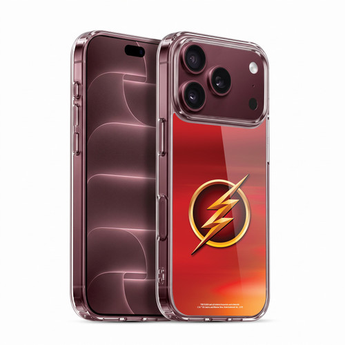 The Flash TV Series Logos Red Soft Gel Case for Apple iPhone 18 Pro