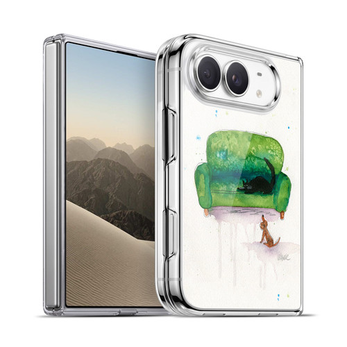 Wyanne Nature Portraits II Couch Cat and Dog Soft Gel Case for Apple iPhone Duo