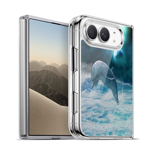 Simone Gatterwe Dolphins Freedom Soft Gel Case for Apple iPhone Duo