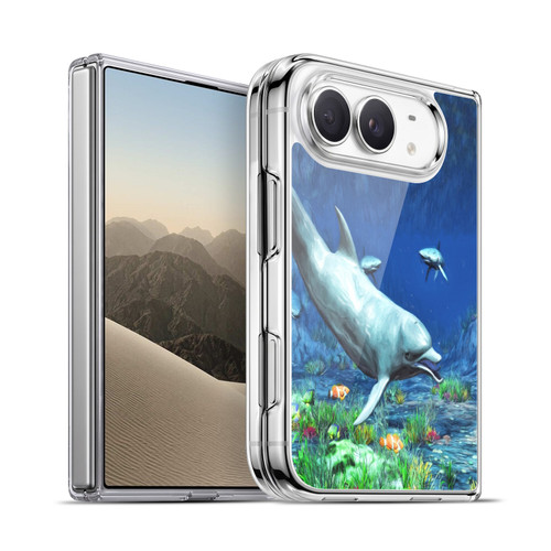 Simone Gatterwe Dolphins Underwater Soft Gel Case for Apple iPhone Duo
