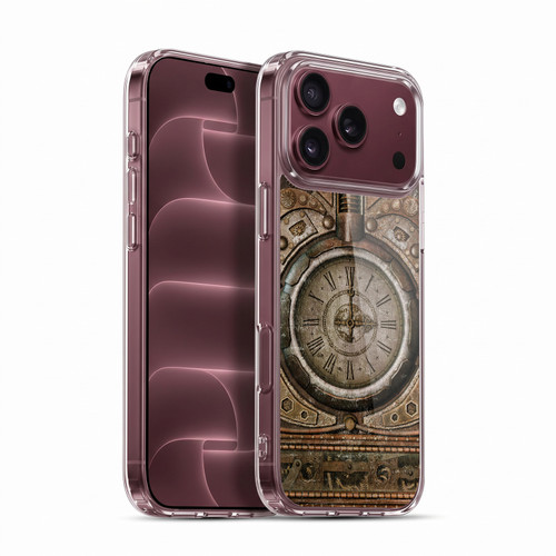 Simone Gatterwe Steampunk Grunge Clock Soft Gel Case for Apple iPhone 18 Pro Max