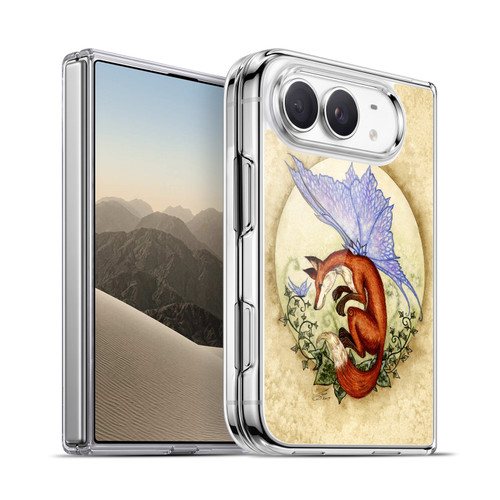 Amy Brown Mythical Curiousity Fox Soft Gel Case for Apple iPhone Duo