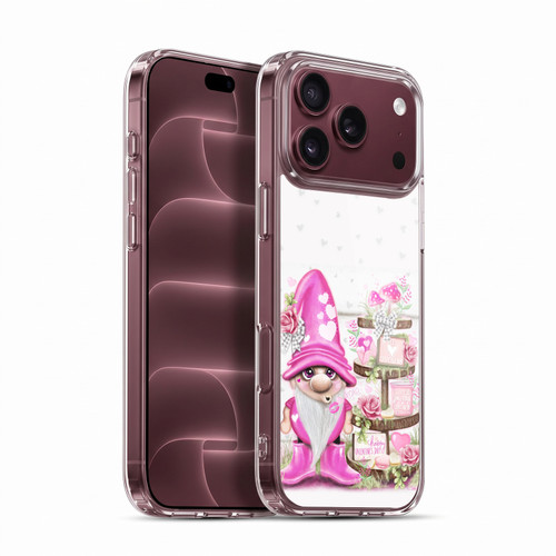 Sheena Pike Holiday Pink Valentine Gnome Soft Gel Case for Apple iPhone 18 Pro Max