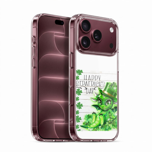 Sheena Pike Holiday St. Patrick Day Clover Dragon Soft Gel Case for Apple iPhone 18 Pro
