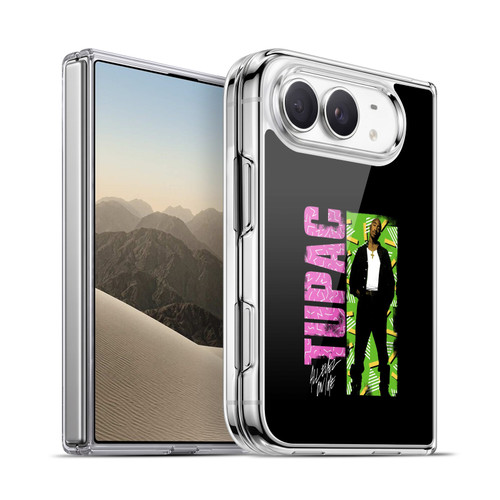 Tupac Shakur Key Art Distressed Look Soft Gel Case for Apple iPhone Duo