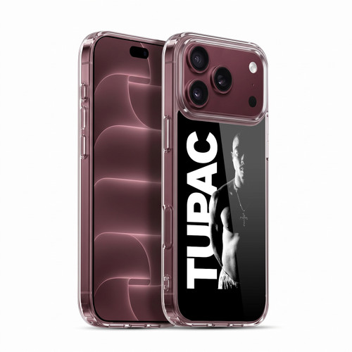 Tupac Shakur Key Art Black And White Soft Gel Case for Apple iPhone 18 Pro Max