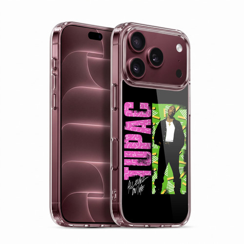 Tupac Shakur Key Art Distressed Look Soft Gel Case for Apple iPhone 18 Pro