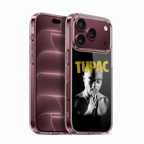 Tupac Shakur Key Art Golden Soft Gel Case for Apple iPhone 18 Pro