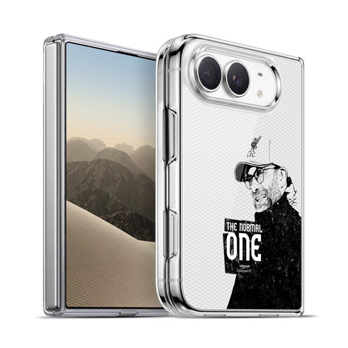 Liverpool Football Club Jurgen Klopp Illustrations Shoulder White Soft Gel Case for Apple iPhone Duo