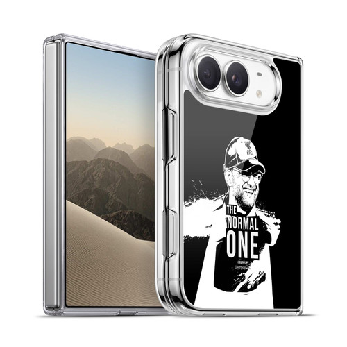 Liverpool Football Club Jurgen Klopp Illustrations Smile Black Soft Gel Case for Apple iPhone Duo