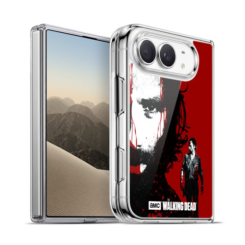 AMC The Walking Dead Gore Bloody Face Rick Soft Gel Case for Apple iPhone Duo