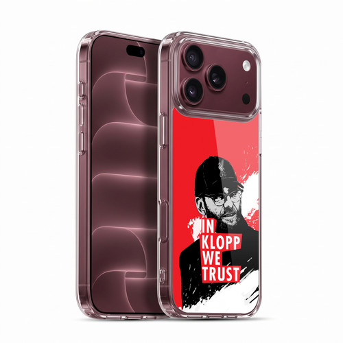 Liverpool Football Club Jurgen Klopp Illustrations Stare Red Soft Gel Case for Apple iPhone 18 Pro Max