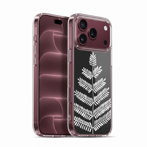 Cat Coquillette Nature Leaflets Black Soft Gel Case for Apple iPhone 18 Pro Max