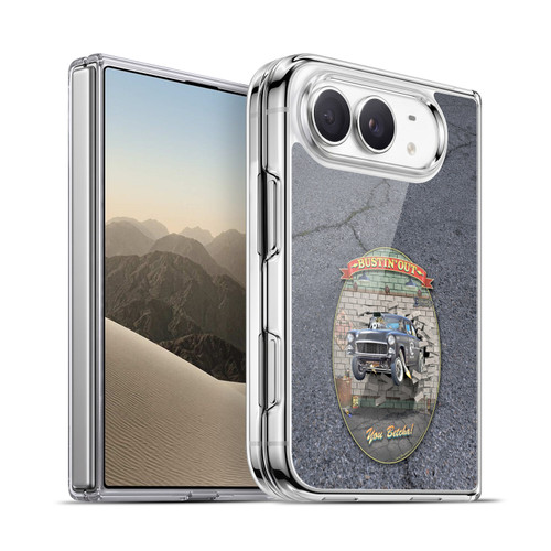 Larry Grossman Retro Collection Bustin' Out '55 Gasser Soft Gel Case for Apple iPhone Duo