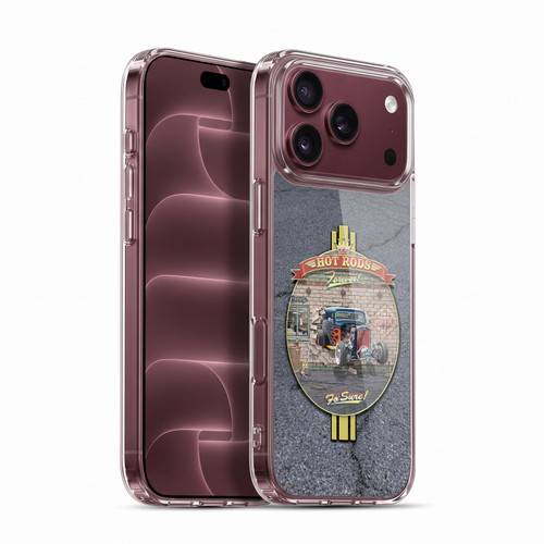 Larry Grossman Retro Collection Hot Rods Forever Soft Gel Case for Apple iPhone 18 Pro Max