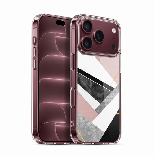 Elisabeth Fredriksson Geometric Design And Pattern Lines And Layers Soft Gel Case for Apple iPhone 18 Pro