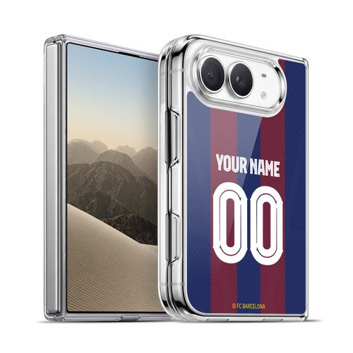 Custom Customised Personalised FC Barcelona 2023/24 Kit Home Soft Gel Case for Apple iPhone Duo