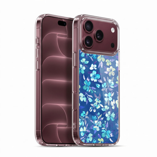 Micklyn Le Feuvre Florals 2 Grown Up Betty Blue Watercolour Floral Soft Gel Case for Apple iPhone 18 Pro Max