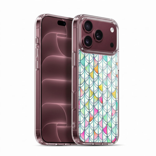 Micklyn Le Feuvre Patterns Fish Scale Cutout Soft Gel Case for Apple iPhone 18 Pro Max
