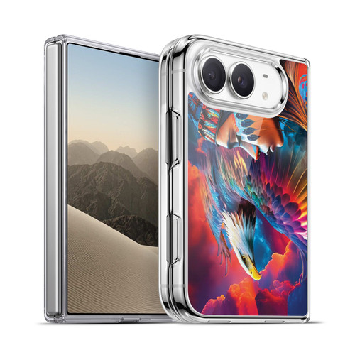 Michael David Ward Psychedelic Art Eagle Soft Gel Case for Apple iPhone Duo