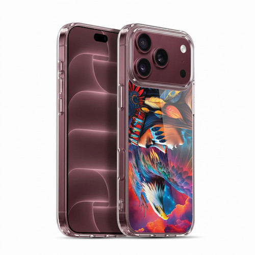 Michael David Ward Psychedelic Art Eagle Soft Gel Case for Apple iPhone 18 Pro Max