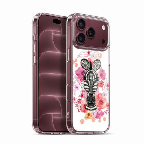 Monika Strigel Animals And Flowers Zebra Soft Gel Case for Apple iPhone 18 Pro Max