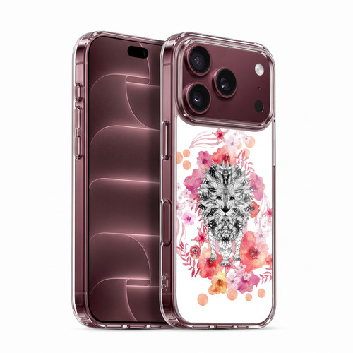 Monika Strigel Animals And Flowers Lion Soft Gel Case for Apple iPhone 18 Pro