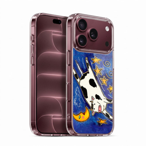 Wyanne Nature Portraits II Moon and Cow Soft Gel Case for Apple iPhone 18 Pro