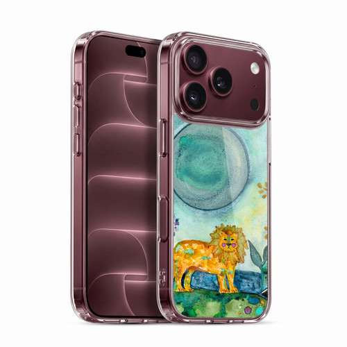 Wyanne Nature Portraits II Painted Lion Soft Gel Case for Apple iPhone 18 Pro